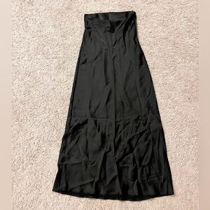 Zara Black Satin Dress